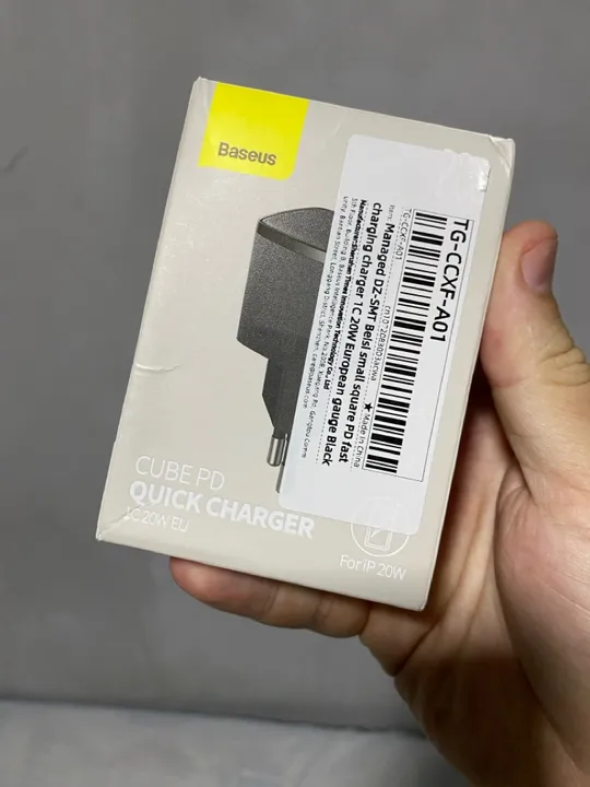 Carregador baseus 20w para iPhone