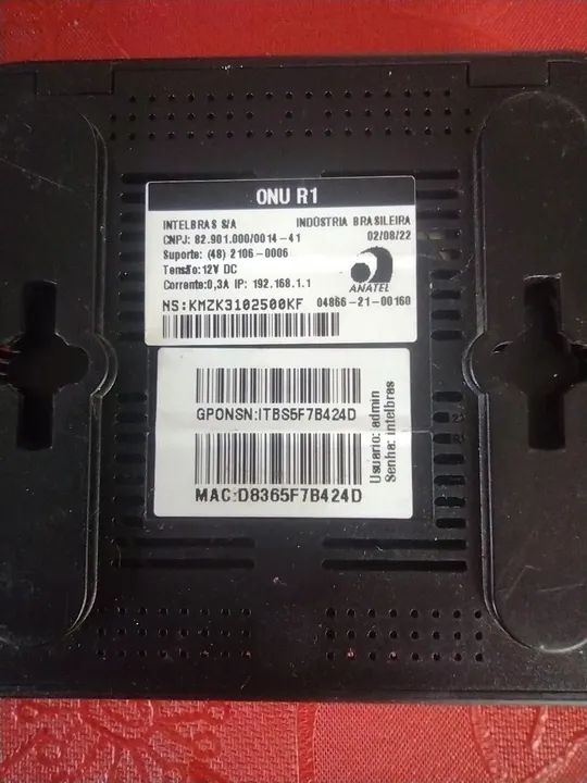 Modem Intelbras - fibra óptica - novo - Foto 3