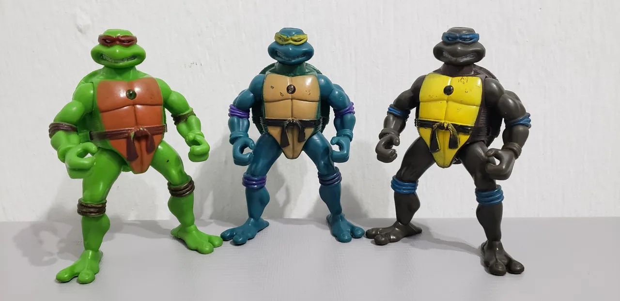 Boneco tartaruga ninja 5 bonecos ler descrição  - Foto 5