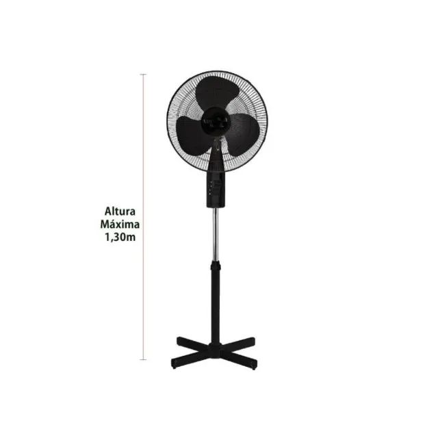(NOVO) Ventilador Pedestal RyMaxi 1,3m 220v