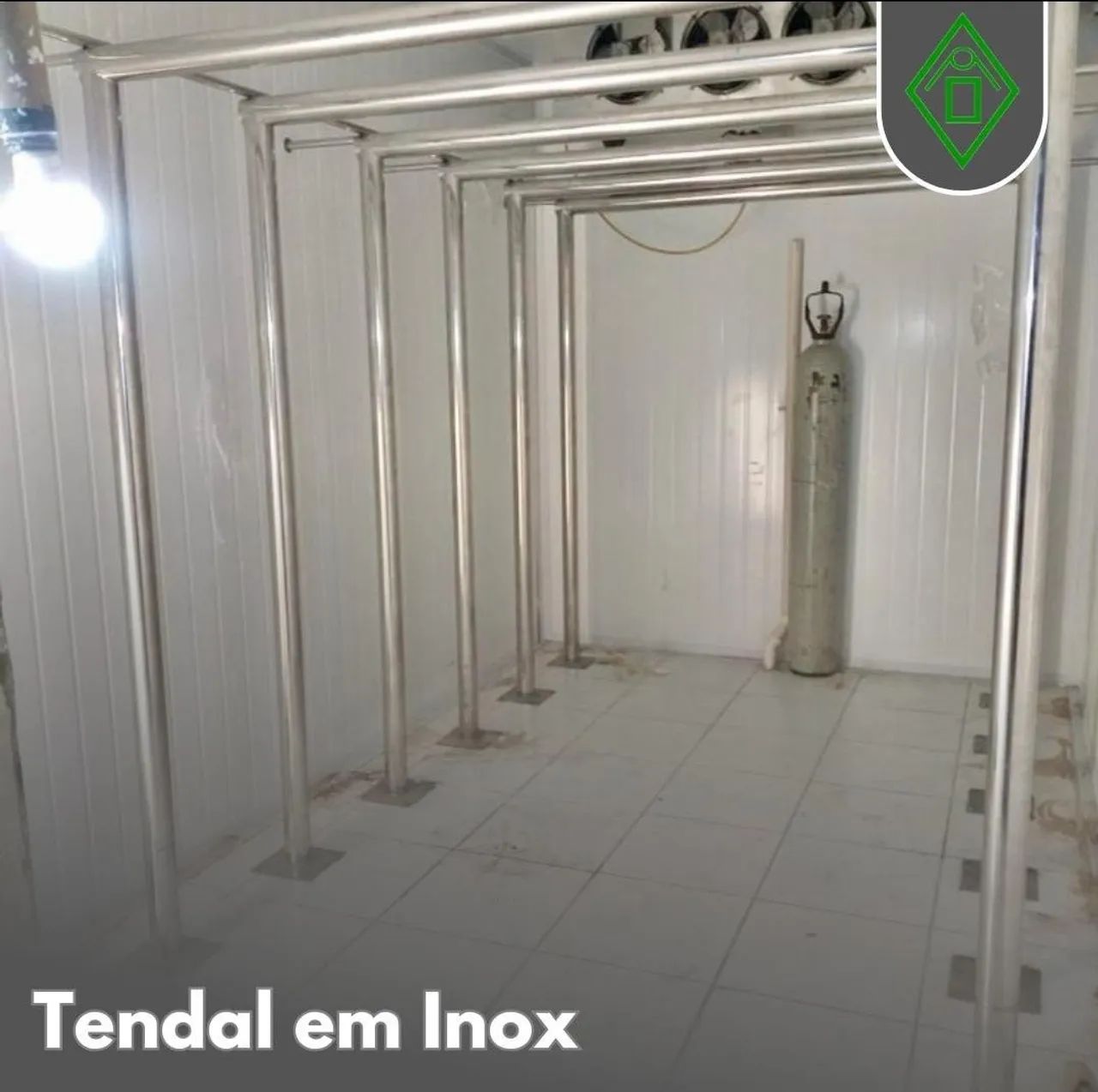 Tendal de boi gancheira  em Inox 304