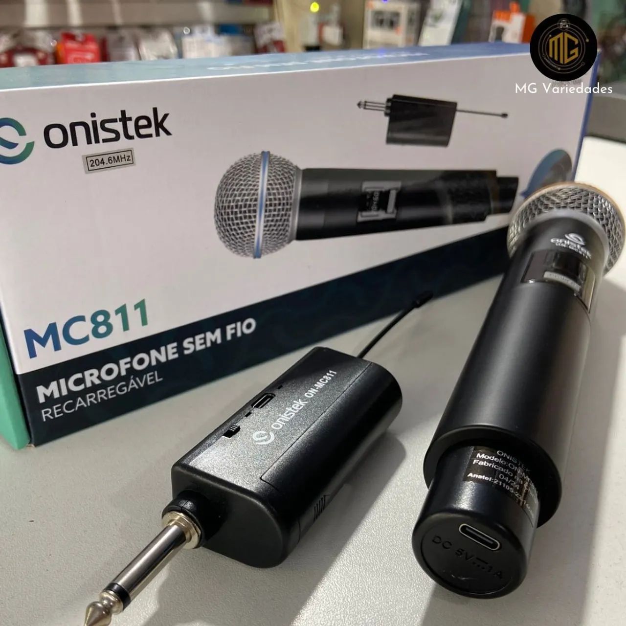 Microfone Recarregável sem fio  - Foto 3