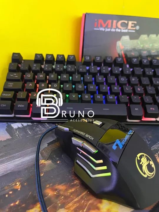 Kit teclado e mouse gamer RgB - Foto 2