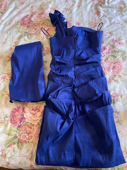 Vestido de festa Vermelho e Azul - Foto 5