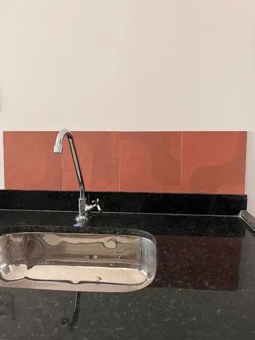 Bancada de cozinha com cuba de inox e sifão - Foto 4