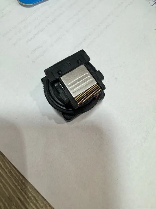 Adaptador de sapatada Sony modelos com entrada Mi Shoe, (preto) usado perfeito - Foto 3