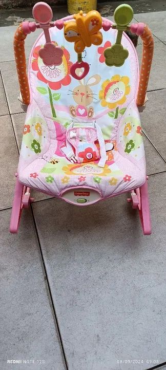 Cadeira Fisher price funcionando  - Foto 2