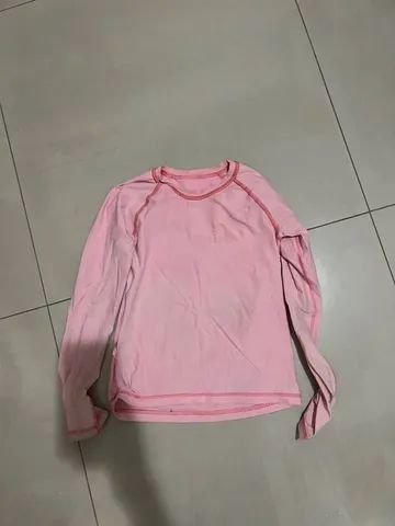 Blusa piscina com proteção uv usada vesye 8 - 10 -anos