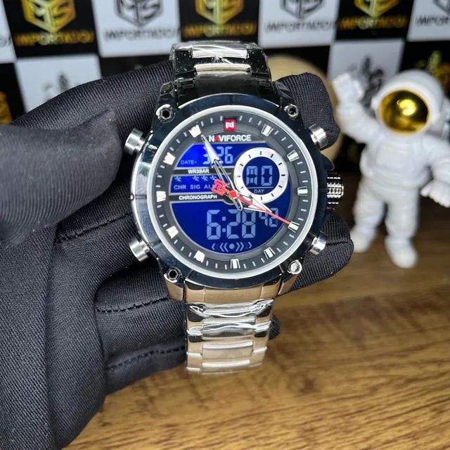 Relógio  Naviforce 9163 Prata - Foto 3