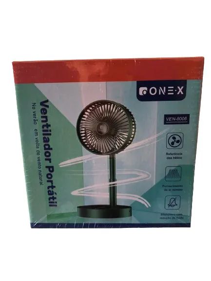 (NOVO) Ventilador portátil ONE-X VEN-8006