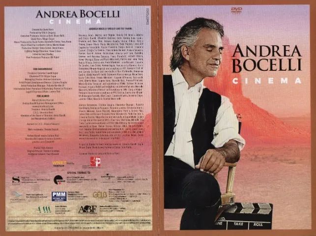 Dvd Andrea Bocelli - Cinema - Foto 4