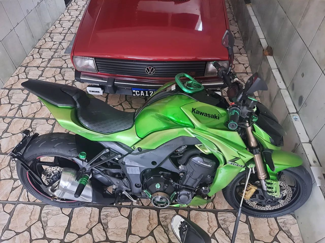 Kawasaki z1000 2015- doc ok - 48 000km - leilao - Foto 6