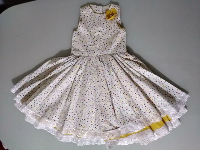 Vestido 4 anos longueti