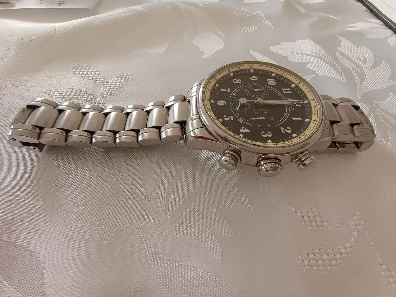 Relógio BULOVA Cronógrafo importado excelente estado  - Foto 3