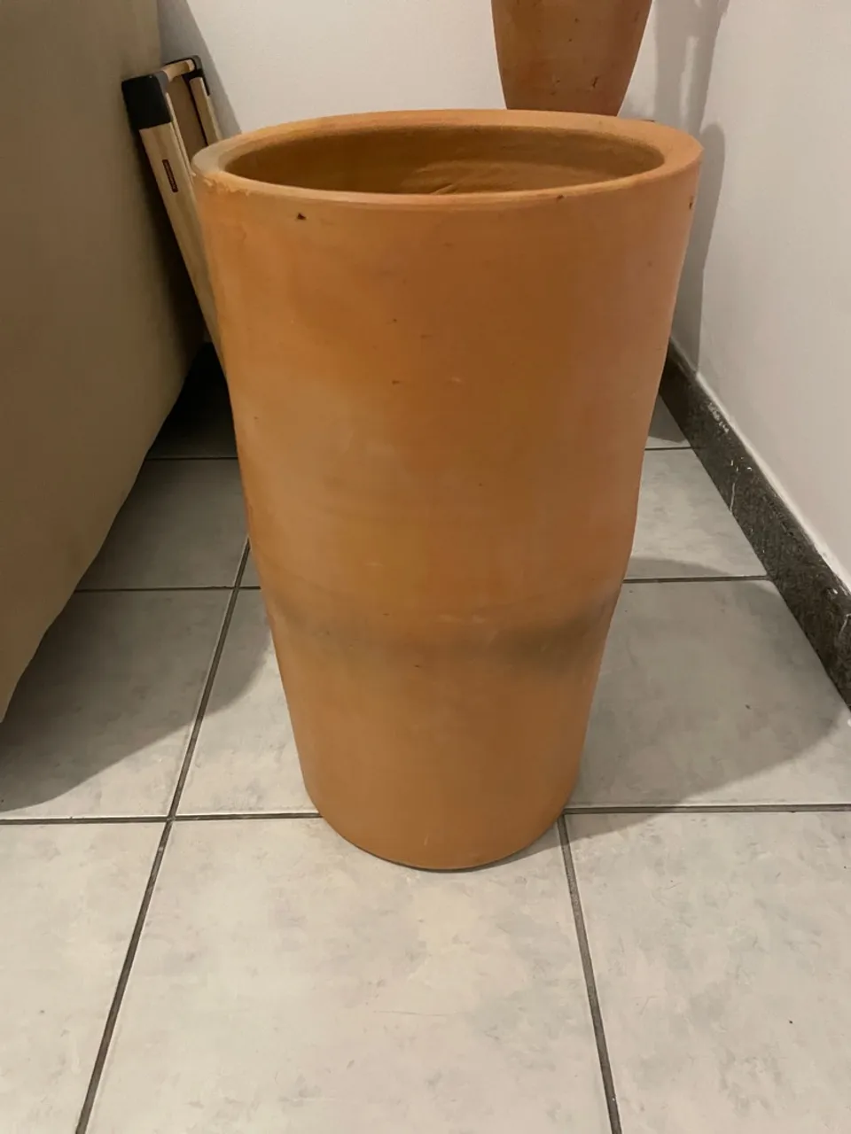 Vaso de barro grande para decoração