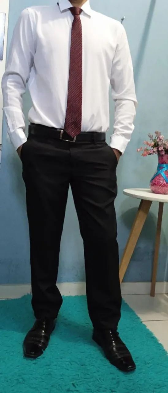 Traje social completo preto ALUGUEL  - Foto 2