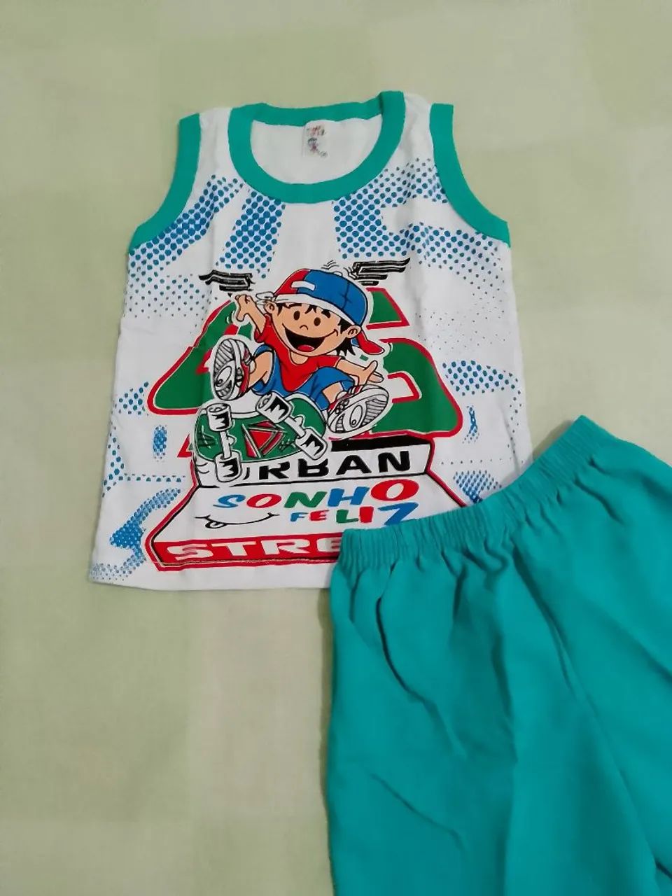 Conjunto Infantil Menino - Camiseta e Bermuda - Foto 3