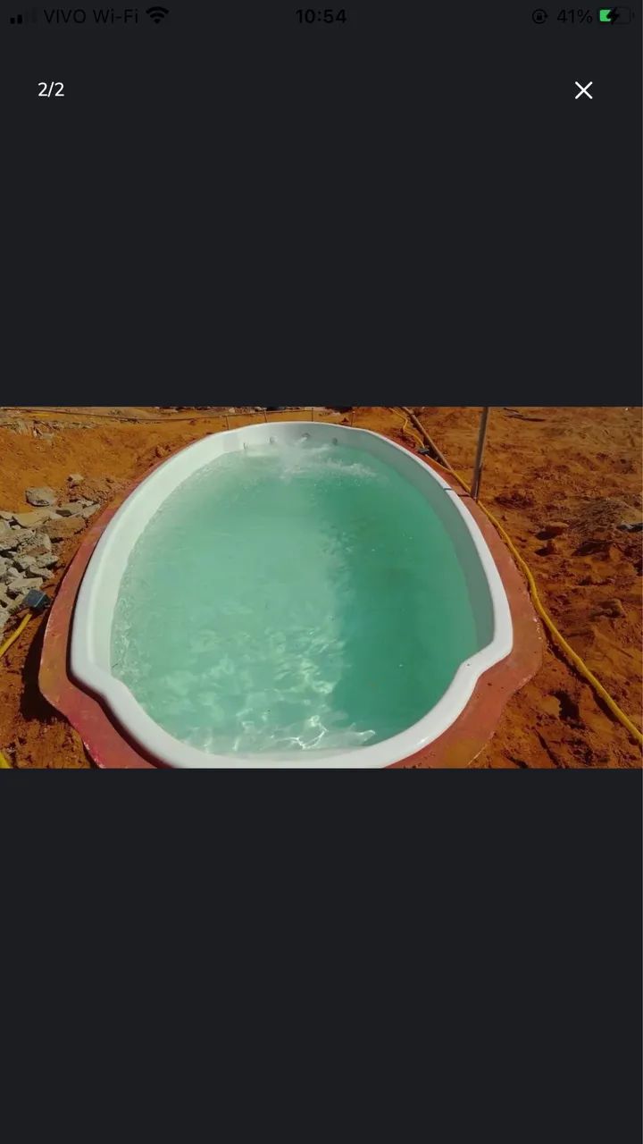 Piscina de fibra 7 metros aquecida  - Foto 2