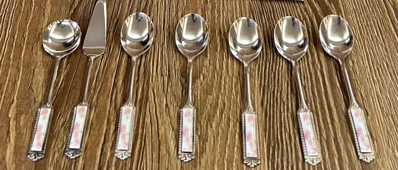 Conjunto de talheres antigos  - Foto 6