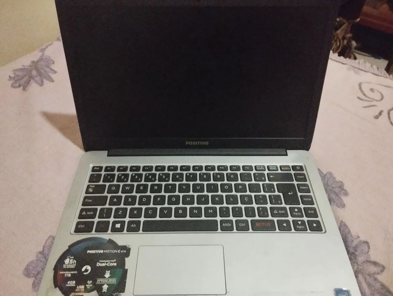 Notebook Positivo Motion C41TA ( COM PROBLEMA DE PLACA)