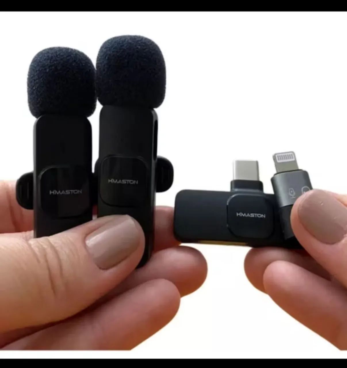 Microfone Sem Fio H'MASTON® MK17 - Alta Qualidade - 2 Microfones - Foto 2