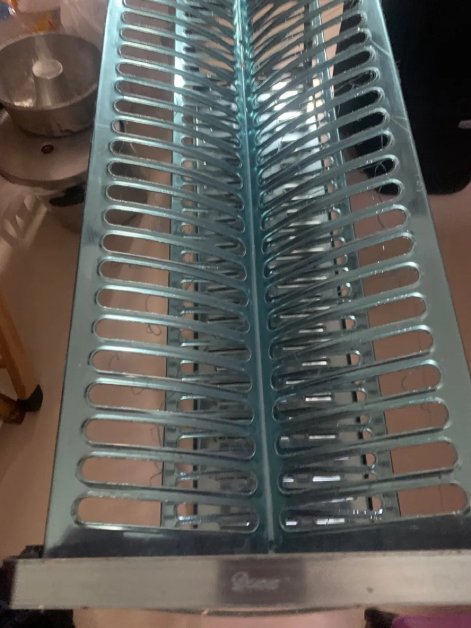 Escorredor de pratos de inox
