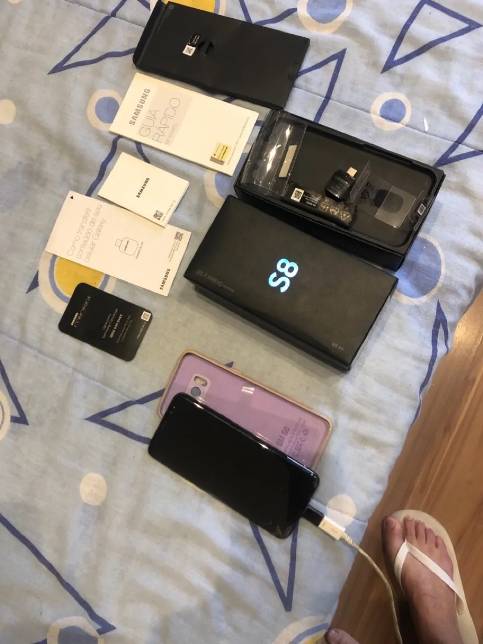 Samsung S8 - Trocar tela - Aparelho está ligando normalmente!