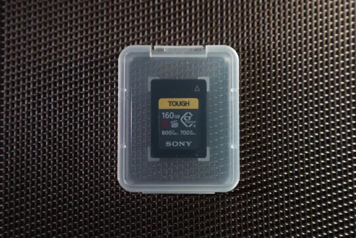 Cartão Cfexpress 160gb Sony Tough Type A Pcie 3.0 800 Mbs