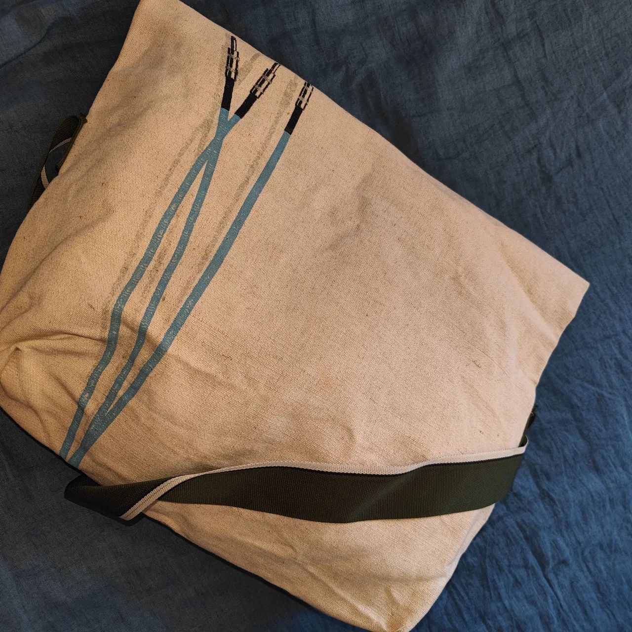 Bolsa de Ombro em Canvas Osklen  - Foto 3
