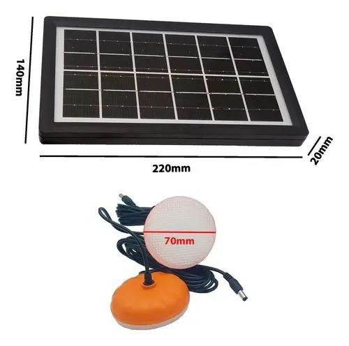 Painel Solar Portátil com Conector DC - Foto 5