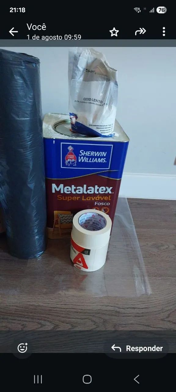 Massa Corrida, tintas, geso e outros - Foto 2