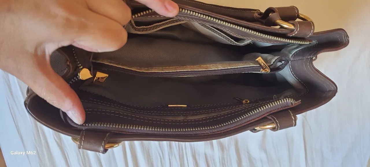 Bolsa de ombro , couro, marrom, Corello  - Foto 4