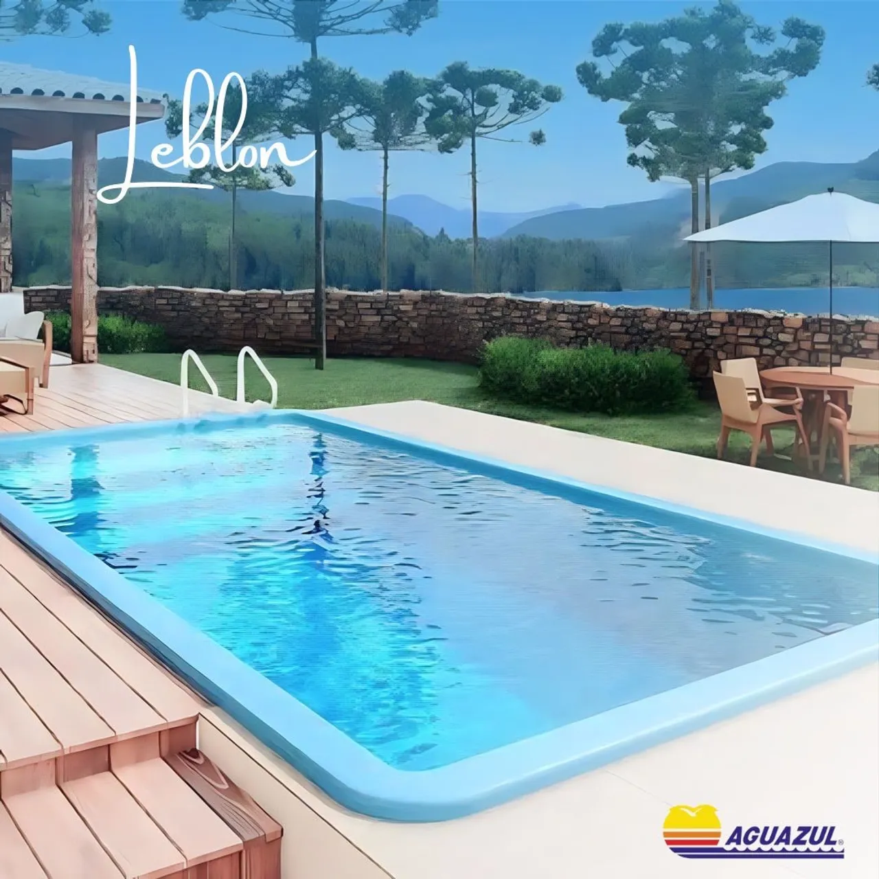 Piscinas Retangular 6 x 3 x 1.40 Leblon