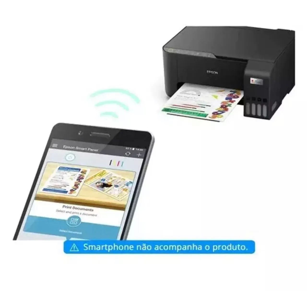 Impressora Epson Ecotank L3250 Conexão USB|Wi-Fi Bivolt - Foto 4