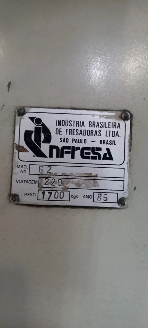 FRESADORA FERRAMENTEIRA INFRESA - Foto 4