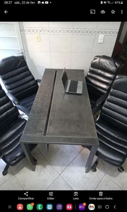 Conjunto de Cadeiras para Escritório