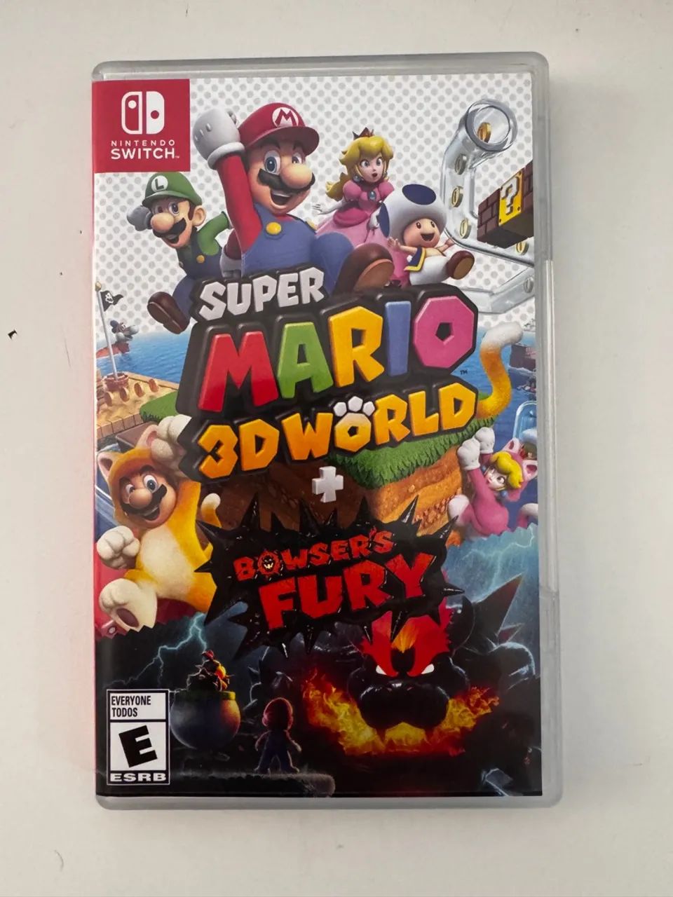 Nintendo Switch OLED + Case Original + Cartão Memoria 256GB + Super Mário 3D Word - Foto 3