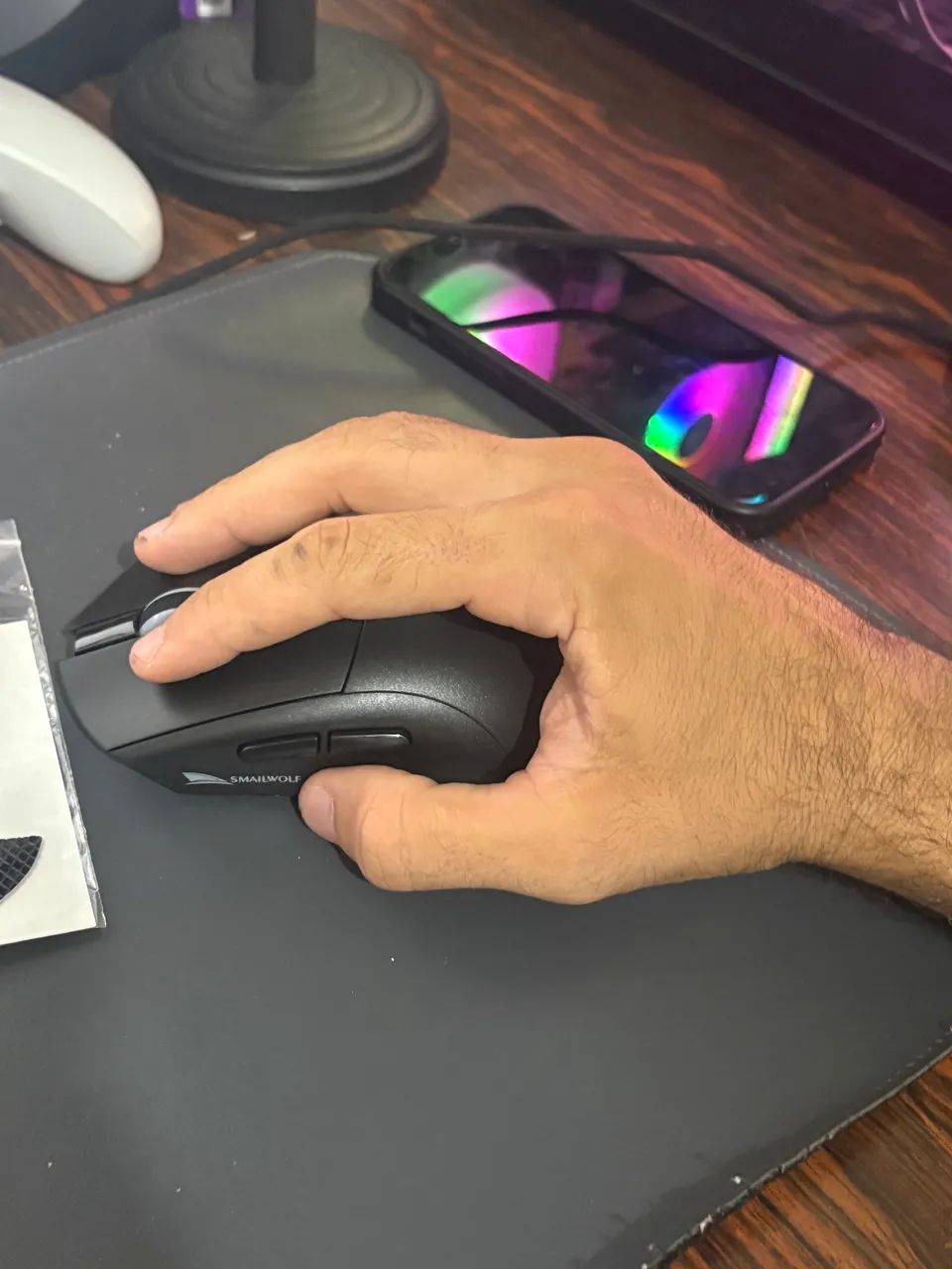 Mouse SMAILWOLF RS7 Bluetooth sem fio PAW3311 - Foto 4