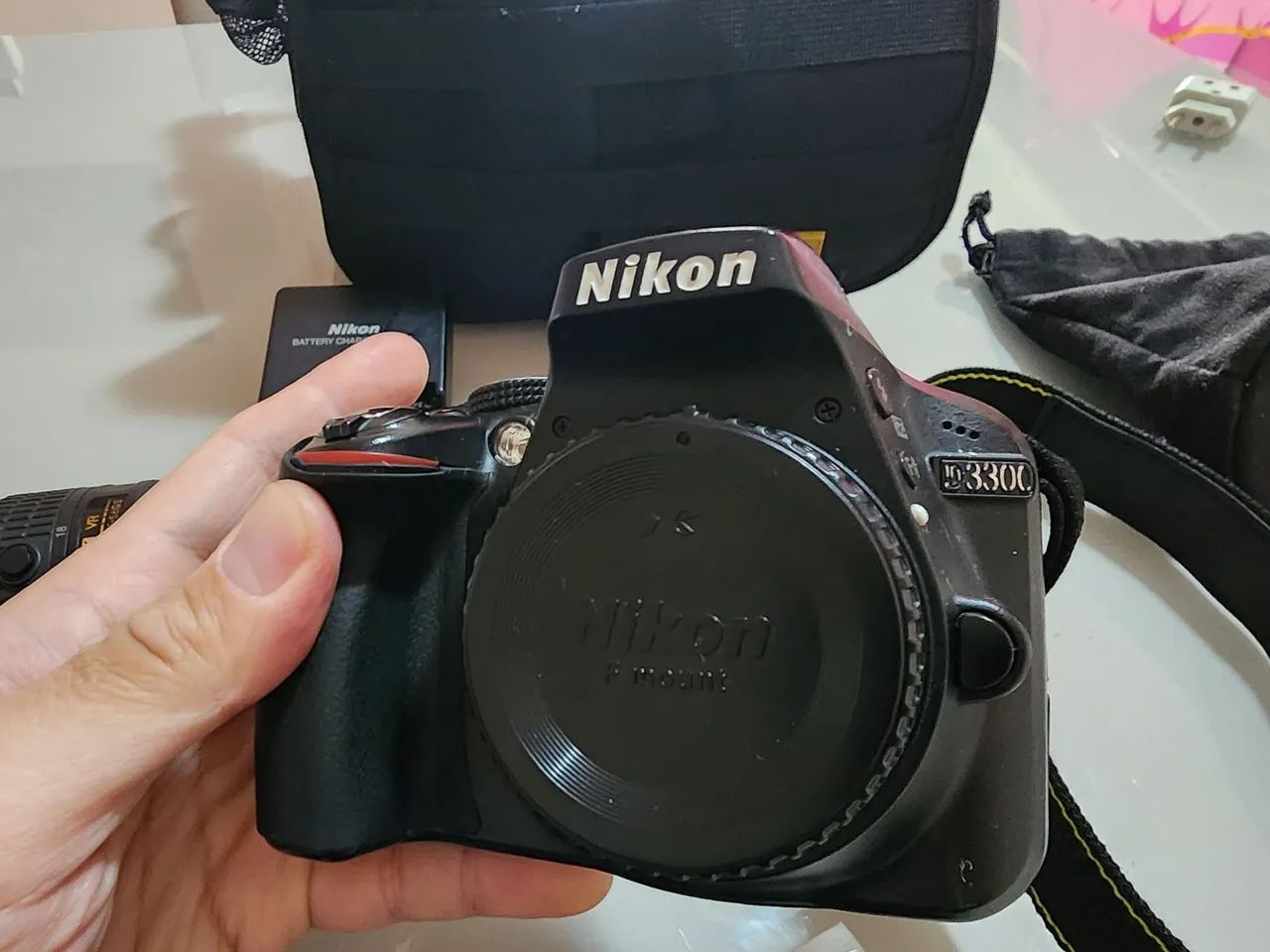 Câmera DSLR Nikon D3300 c/ 2 lentes Aceito troca 