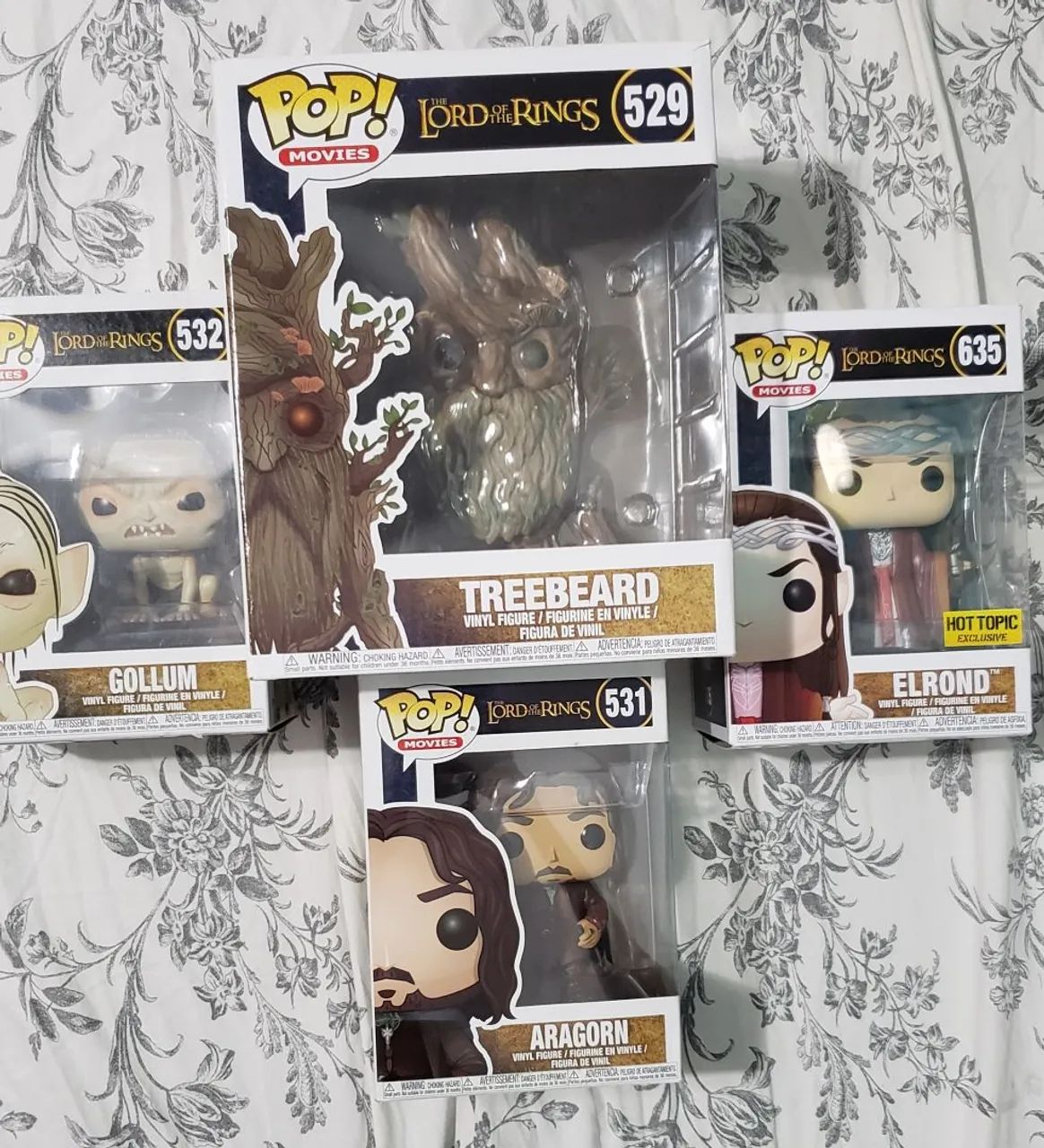 Pack 4 Funkos pop O Senhor dos Anéis 