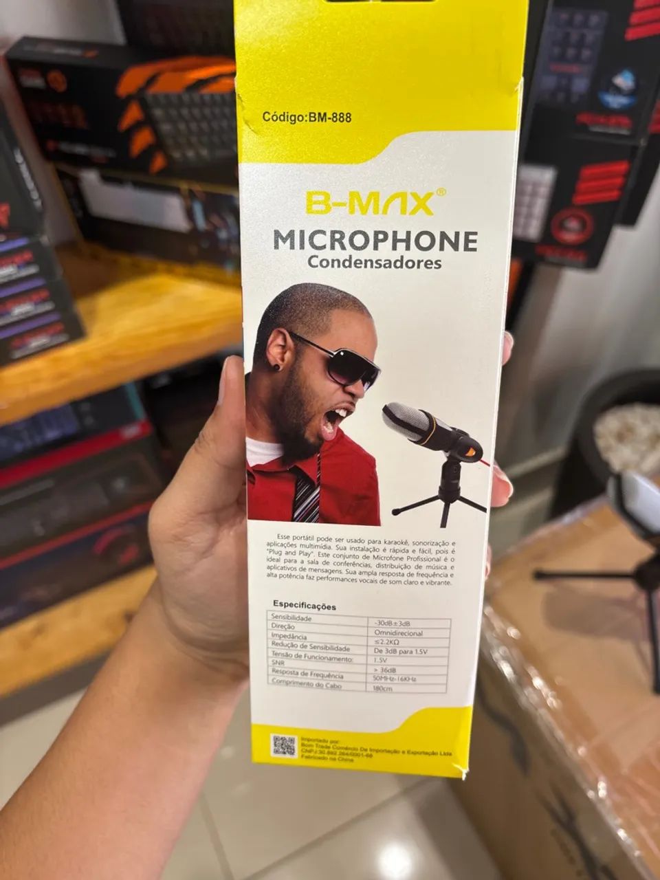 Microfone Condensador B-Max BM-888 - Estúdio - Foto 4