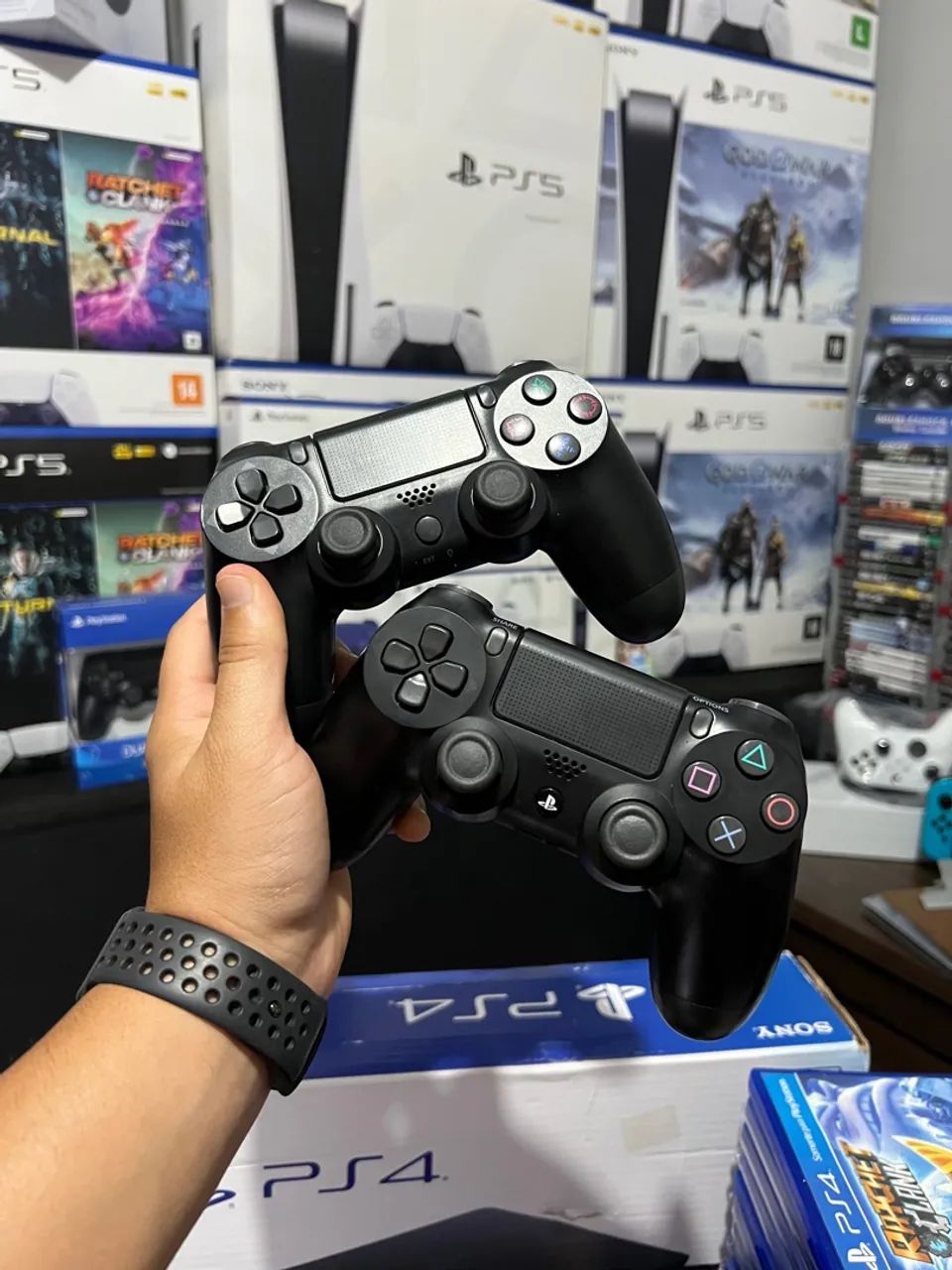 Ps4 Slim 500gb seminovo (aceito cartão) 