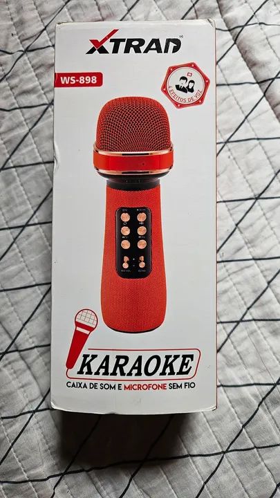 Microfone com Karaokê - Novo e com efeitos incríveis! - Foto 4