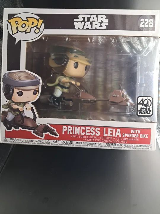 Funko Pop! Star Wars Princesa Leia - 40º Aniversário