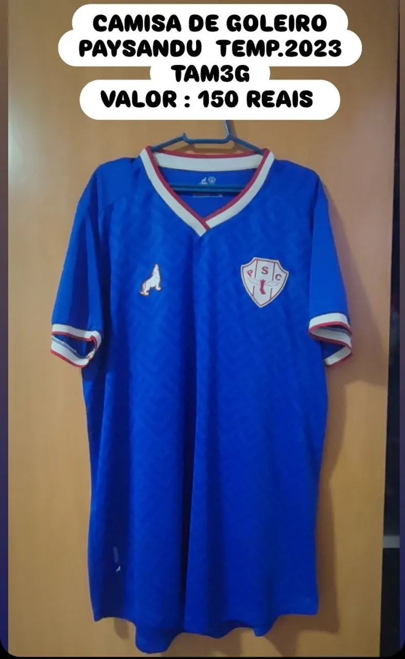 Camisa de Goleiro Paysandu 2023 - TAM 3G USADA