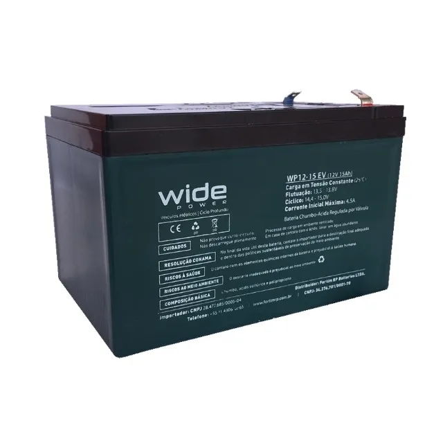 BATERIA 12V 15AH WIDE POWER ( VEÍCULO ELÉTRICO)