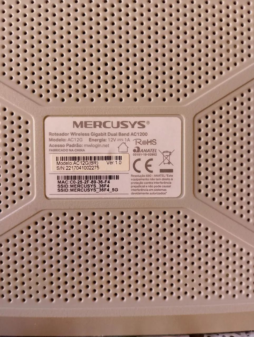 Roteador da Mercudys  - Foto 2