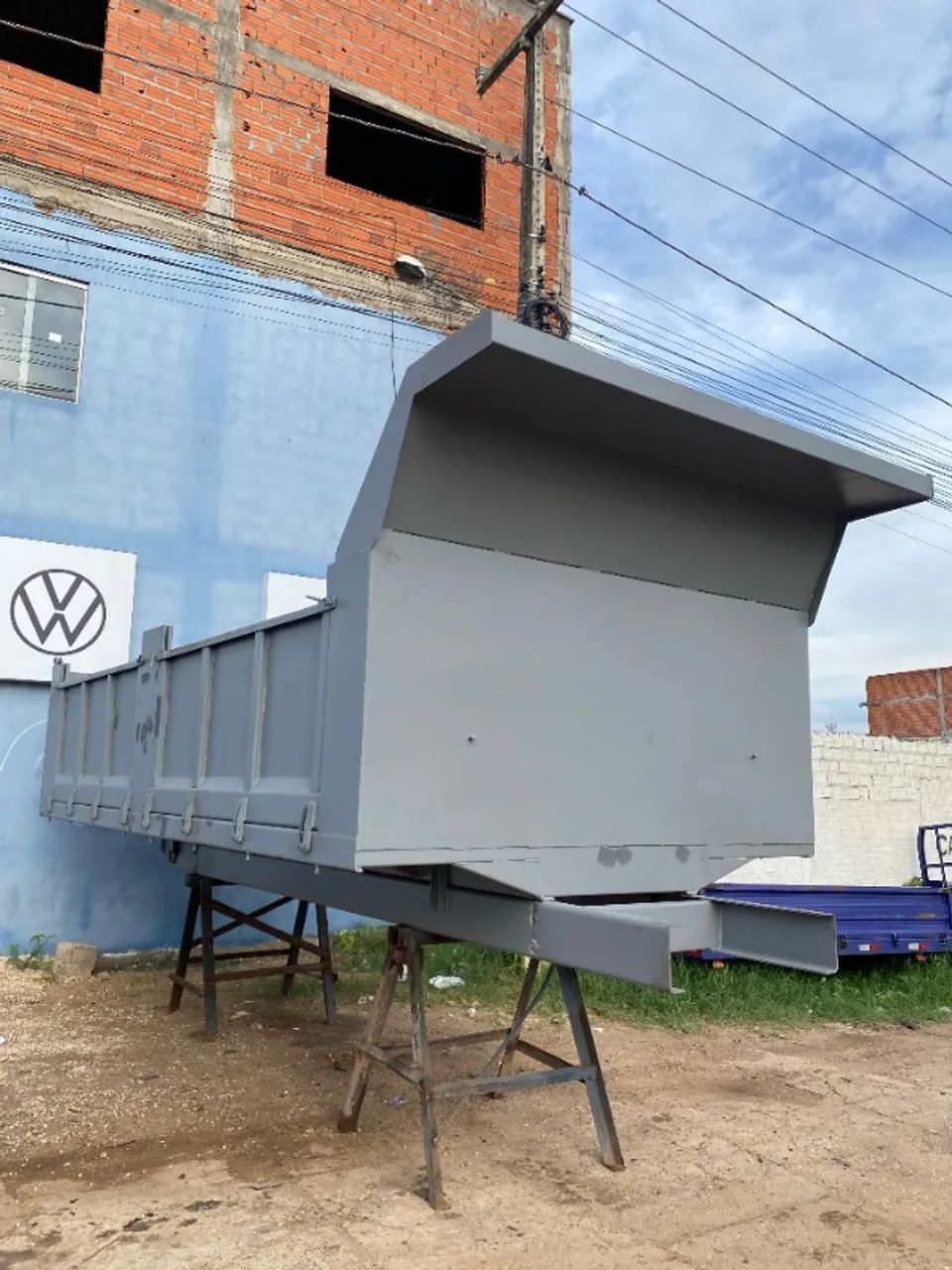 Basculante novo 10m cúbicos para caminhão truck volkswagen e ford - Foto 2
