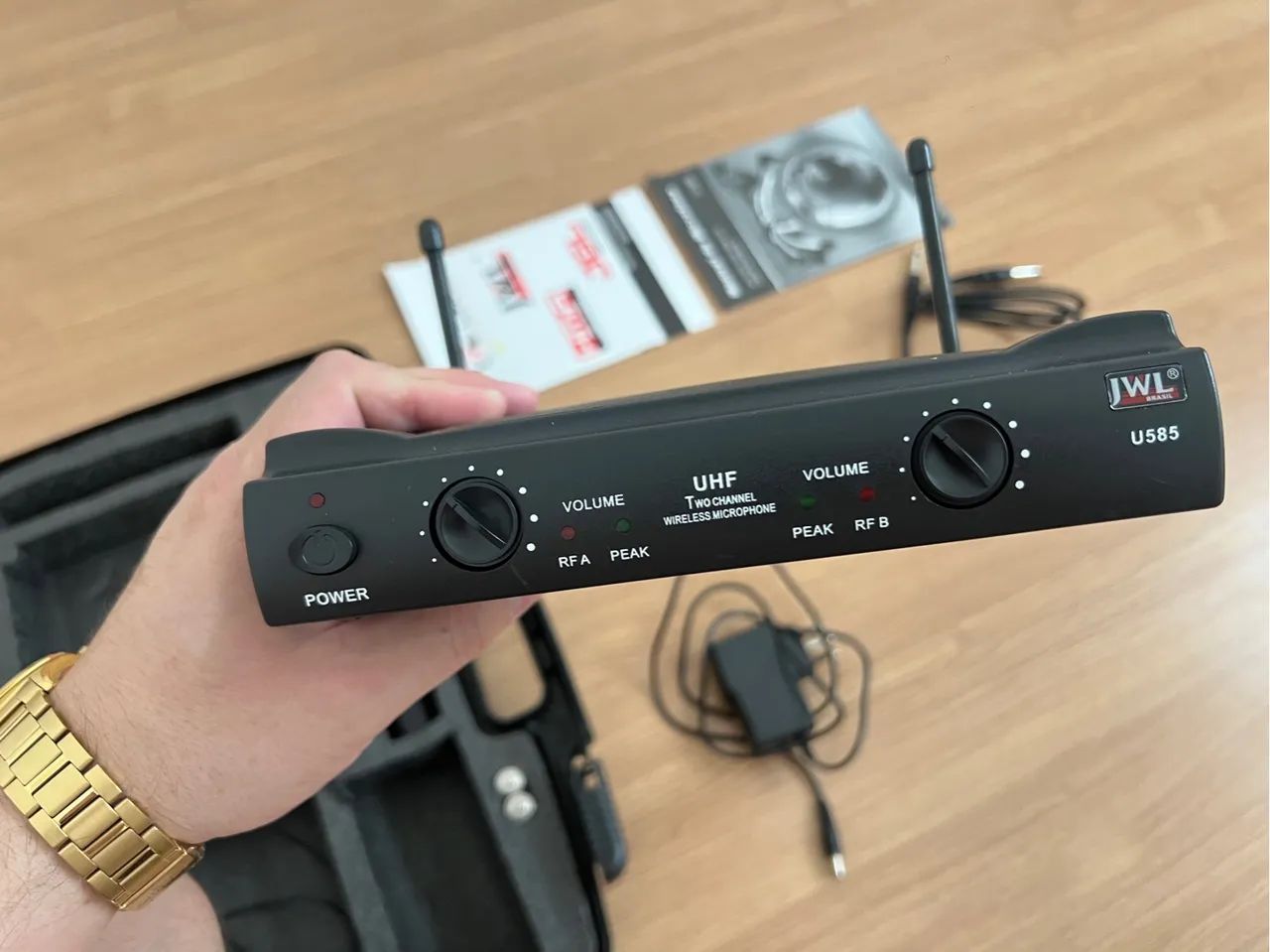 Microfone Sem Fio Headset e de Mão Profissional - Foto 5