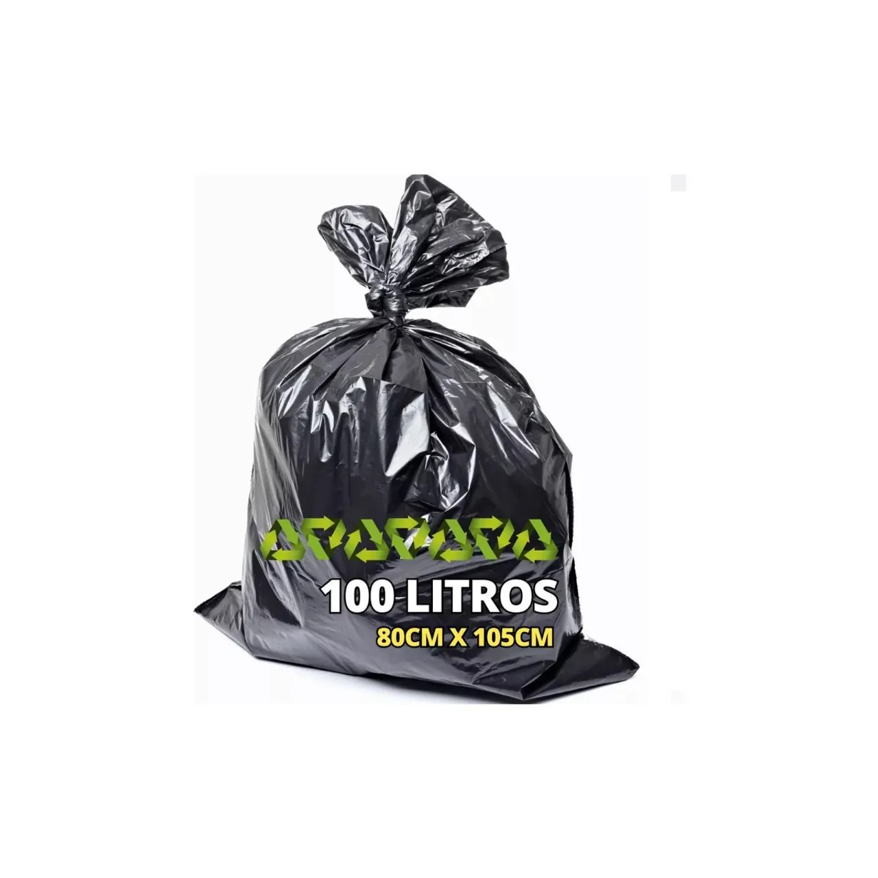 Saco de lixo 100 Litros - 80cm x 105cm